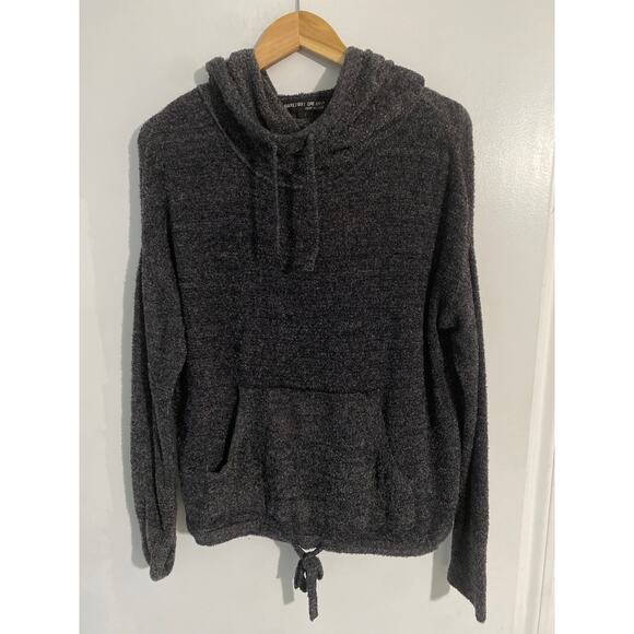 Barefoot Dreams cowl neck sweater women’s size S charcoal gray cozy lounge comfy - Picture 1 of 7